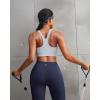 image:imageRUNNING GIRL Sports Bra for WomenAdjustable Straps Supportive High Impact Sports Bra with Sewn in PadsGrey