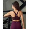 image:imageRUNNING GIRL Sports Bra for WomenAdjustable Straps Supportive High Impact Sports Bra with Sewn in PadsMaroon