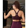 image:imageRUNNING GIRL Sports Bra for WomenAdjustable Straps Supportive High Impact Sports Bra with Sewn in PadsMaroon