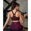 image:imageRUNNING GIRL Sports Bra for WomenAdjustable Straps Supportive High Impact Sports Bra with Sewn in PadsMaroon