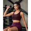 image:imageRUNNING GIRL Sports Bra for WomenAdjustable Straps Supportive High Impact Sports Bra with Sewn in PadsMaroon