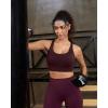 image:imageRUNNING GIRL Sports Bra for WomenAdjustable Straps Supportive High Impact Sports Bra with Sewn in PadsMaroon
