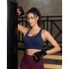image:imageRUNNING GIRL Sports Bra for WomenAdjustable Straps Supportive High Impact Sports Bra with Sewn in PadsNavy Blue