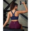 image:imageRUNNING GIRL Sports Bra for WomenAdjustable Straps Supportive High Impact Sports Bra with Sewn in PadsNavy Blue