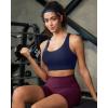image:imageRUNNING GIRL Sports Bra for WomenAdjustable Straps Supportive High Impact Sports Bra with Sewn in PadsNavy Blue