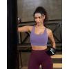 image:imageRUNNING GIRL Sports Bra for WomenAdjustable Straps Supportive High Impact Sports Bra with Sewn in PadsPurple
