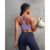 image:imageRUNNING GIRL Sports Bra for WomenAdjustable Straps Supportive High Impact Sports Bra with Sewn in PadsPurple