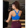 image:imageRUNNING GIRL Sports Bra for WomenAdjustable Straps Supportive High Impact Sports Bra with Sewn in PadsSparkle Blue