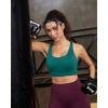 image:imageRUNNING GIRL Sports Bra for WomenAdjustable Straps Supportive High Impact Sports Bra with Sewn in PadsTeal