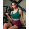 image:imageRUNNING GIRL Sports Bra for WomenAdjustable Straps Supportive High Impact Sports Bra with Sewn in PadsTeal