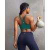 image:imageRUNNING GIRL Sports Bra for WomenAdjustable Straps Supportive High Impact Sports Bra with Sewn in PadsTeal