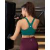 image:imageRUNNING GIRL Sports Bra for WomenAdjustable Straps Supportive High Impact Sports Bra with Sewn in PadsTeal