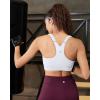 image:imageRUNNING GIRL Sports Bra for WomenAdjustable Straps Supportive High Impact Sports Bra with Sewn in PadsWhite