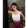 image:imageRUNNING GIRL Sports Bra for WomenAdjustable Straps Supportive High Impact Sports Bra with Sewn in PadsWhite