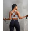 image:imageRUNNING GIRL Sports Bra for WomenAdjustable Straps Supportive High Impact Sports Bras for Women with Sewn in PadsGrey