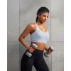 image:imageRUNNING GIRL Sports Bra for WomenAdjustable Straps Supportive High Impact Sports Bras for Women with Sewn in PadsGrey