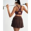 image:imageRUNNING GIRL Sports Bra for WomenAdjustable Straps Supportive High Impact Sports Bras for Women with Sewn in PadsMaroon