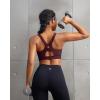 image:imageRUNNING GIRL Sports Bra for WomenAdjustable Straps Supportive High Impact Sports Bras for Women with Sewn in PadsMaroon