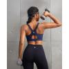 image:imageRUNNING GIRL Sports Bra for WomenAdjustable Straps Supportive High Impact Sports Bras for Women with Sewn in PadsNavy Blue