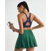 image:imageRUNNING GIRL Sports Bra for WomenAdjustable Straps Supportive High Impact Sports Bras for Women with Sewn in PadsNavy Blue