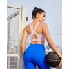 image:imageRUNNING GIRL Sports Bra for WomenAdjustable Straps Supportive High Impact Sports Bras for Women with Sewn in PadsPink