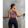 image:imageRUNNING GIRL Sports Bra for WomenAdjustable Straps Supportive High Impact Sports Bras for Women with Sewn in PadsPurple