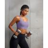 image:imageRUNNING GIRL Sports Bra for WomenAdjustable Straps Supportive High Impact Sports Bras for Women with Sewn in PadsPurple