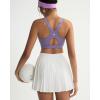 image:imageRUNNING GIRL Sports Bra for WomenAdjustable Straps Supportive High Impact Sports Bras for Women with Sewn in PadsPurple