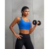image:imageRUNNING GIRL Sports Bra for WomenAdjustable Straps Supportive High Impact Sports Bras for Women with Sewn in PadsSparkle Blue