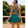 image:imageRUNNING GIRL Sports Bra for WomenAdjustable Straps Supportive High Impact Sports Bras for Women with Sewn in PadsTeal