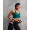 image:imageRUNNING GIRL Sports Bra for WomenAdjustable Straps Supportive High Impact Sports Bras for Women with Sewn in PadsTeal