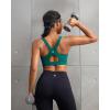 image:imageRUNNING GIRL Sports Bra for WomenAdjustable Straps Supportive High Impact Sports Bras for Women with Sewn in PadsTeal