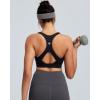 image:imageRUNNING GIRL Sports Bras for Women High Support Adjustable Straps High Impact Molded Cup Sports Bra with Sewn in PadsBblack