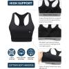 image:imageRUNNING GIRL Sports Bras for Women High Support Adjustable Straps High Impact Molded Cup Sports Bra with Sewn in PadsBblack