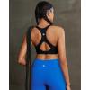 image:imageRUNNING GIRL Sports Bras for Women High Support Adjustable Straps High Impact Molded Cup Sports Bra with Sewn in PadsBblack