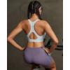 image:imageRUNNING GIRL Sports Bras for Women High Support Adjustable Straps High Impact Molded Cup Sports Bra with Sewn in PadsBgrey