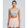image:imageRUNNING GIRL Sports Bras for Women High Support Adjustable Straps High Impact Molded Cup Sports Bra with Sewn in PadsBgrey