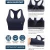 image:imageRUNNING GIRL Sports Bras for Women High Support Adjustable Straps High Impact Molded Cup Sports Bra with Sewn in PadsBnavy Blue