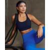 image:imageRUNNING GIRL Sports Bras for Women High Support Adjustable Straps High Impact Molded Cup Sports Bra with Sewn in PadsBnavy Blue