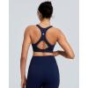 image:imageRUNNING GIRL Sports Bras for Women High Support Adjustable Straps High Impact Molded Cup Sports Bra with Sewn in PadsBnavy Blue