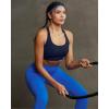 image:imageRUNNING GIRL Sports Bras for Women High Support Adjustable Straps High Impact Molded Cup Sports Bra with Sewn in PadsBnavy Blue