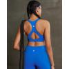 image:imageRUNNING GIRL Sports Bras for Women High Support Adjustable Straps High Impact Molded Cup Sports Bra with Sewn in PadsBsparkle Blue