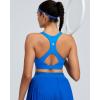 image:imageRUNNING GIRL Sports Bras for Women High Support Adjustable Straps High Impact Molded Cup Sports Bra with Sewn in PadsBsparkle Blue