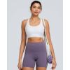 image:imageRUNNING GIRL Sports Bras for Women High Support Adjustable Straps High Impact Molded Cup Sports Bra with Sewn in PadsBwhite