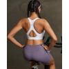 image:imageRUNNING GIRL Sports Bras for Women High Support Adjustable Straps High Impact Molded Cup Sports Bra with Sewn in PadsBwhite