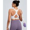 image:imageRUNNING GIRL Sports Bras for Women High Support Adjustable Straps High Impact Molded Cup Sports Bra with Sewn in PadsBwhite