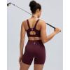 image:imageRUNNING GIRL Sports Bras for Women High Support Adjustable Straps High Impact Molded Cup Sports Bra with Sewn in PadsMaroon