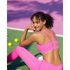 image:imageRUNNING GIRL Sports Bras for Women High Support Adjustable Straps High Impact Sports Bras with Sewn in Pads Workout BraHot Pink