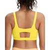 image:imageRUNNING GIRL Sports Bra for Women High Support Molded Cup Supportive High Impact Sports Bras with Sewn in PadsAbright Yellow