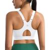 image:imageRUNNING GIRL Sports Bra for WomenAdjustable Straps Supportive High Impact Sports Bras for Women with Sewn in PadsWhite